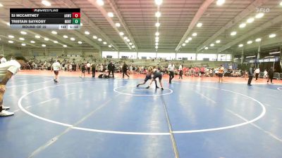 180 lbs Round Of 32 - SJ McCartney, All-American Wrestling Club MS vs Tristain Saykosy, North Carolina National Team Blue
