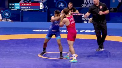60 kg Qualif. - Victor Ciobanu, Moldova vs Fumita Kenichiro, Japan