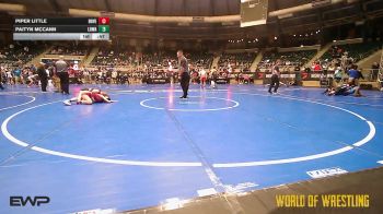 102 lbs Consi Of 8 #2 - Piper Little, Dover Youth vs Paityn McCann, Lady Outlaw Wrestling Academy
