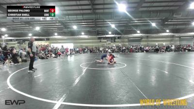 175 lbs Consi Of 16 #2 - George Palomo, MANTANONA-TC vs Christian Snell, South Side Wrestling Club