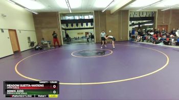 125lbs Champ. Round 1 - Seren Judd, Emerald Ridge (Girls) vs Meadow Suetta-watkins, Union (Girls)