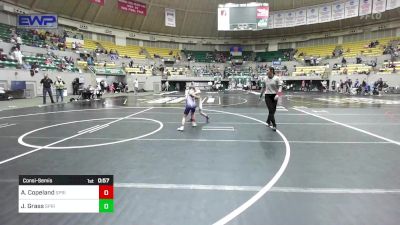 61 lbs Consolation - Avlyn Copeland, Springdale Youth Wrestling Club vs Jude Grass, Springdale Youth Wrestling Club