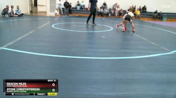 60-62 lbs Round 3 - Deacon Miles, Davis Wrestling Club vs Stone Christofferson, Empire Battle School