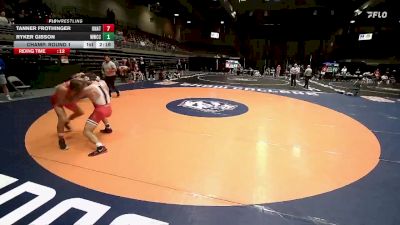 157 lbs Champ. Round 1 - Tanner Frothinger, Unattached vs Ryker Gibson, Western Wyoming Community College
