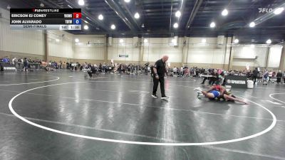 144 lbs Semifinal - Ericson Ej Coney, Youth Impact Center Wrestling Club vs John Alvarado, Tampa Bay Tigers Wrestling
