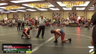 140 lbs Round 2 (6 Team) - Sawyer Chaffee, Smitty`s Barn vs Bode Gate, Mat Assassins Red