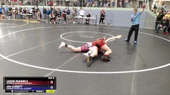 187 lbs Round 2 - Jaxon Runnels, Interior Grappling Academy vs Ian Christy, Pioneer Grappling Academy