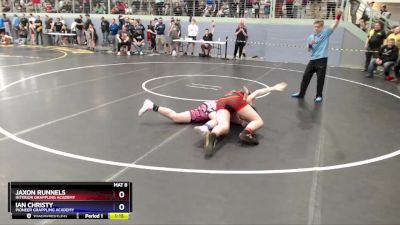 187 lbs Round 2 - Jaxon Runnels, Interior Grappling Academy vs Ian Christy, Pioneer Grappling Academy