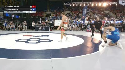 215 lbs 3rd Place Match - Cooper Reves, Kansas vs Gage Ponton, Idaho