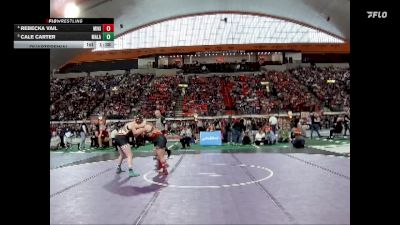 G 185 lbs Quarterfinal - Cale Carter, Malad vs Rebecka Vail, Minico