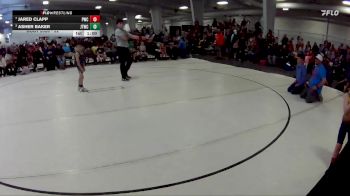 22 lbs Cons. Round 1 - Asher Baker, Junior Titans Wrestling Club vs Jared Clapp, Paxton Wrestling Club