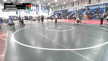 132 lbs Quarterfinal - Landon Bernal, Imperial vs Elijah Brown, Williams Field