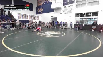 157 lbs Cons. Round 6 - Adam Salas, Los Alamitos vs Brock Kenney, Trabuco Hills