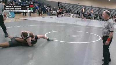 165 lbs Cons. Round 1 - Catherine Gilbert, Radford vs Nataniya Whitaker, Hampton