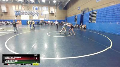 115lbs Cons. Round 4 - Lander Floch, Aberdeen (Girls) vs Jordynn Zuniga, Toppenish (Girls)