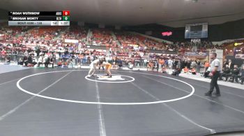 138 lbs 1st Place Match - Brogan Monty, Beloit HS vs Noah Wuthnow, Abilene HS