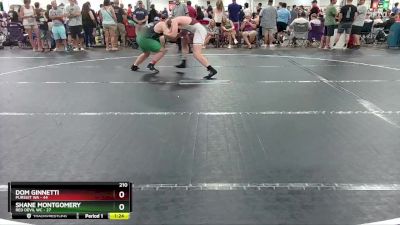 210 lbs Round 1 (4 Team) - Dom Ginnetti, Pursuit WA vs Shane Montgomery, Red Devil WC