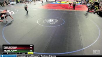 Cons. Round 3 - Brooke Schilke, Chase County Girls vs Piper Zatechka, Omaha Westside Girls