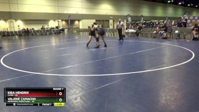 170 lbs Round 7 (8 Team) - Kira Hendrix, CLAW vs Valerie Camacho, Hernando Wrestling