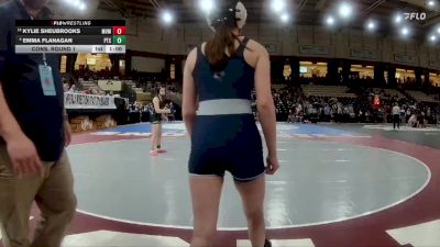 120 lbs Cons. Round 1 - Emma Flanagan, Patuxent vs Kylie Sheubrooks, Manchester Valley