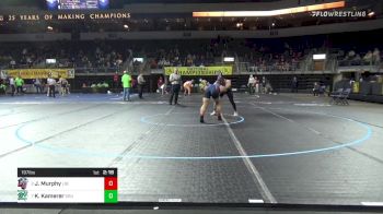 197 lbs Quarterfinal - Josiah Murphy, Liberty vs Kaleb Kamerer, Slippery Rock