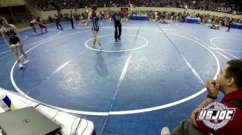 110 lbs Round Of 32 - DeKadence Theriot, F-5 Grappling vs Raylee Mullenix, Tuttle Wrestling