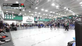 150 lbs Cons. Round 3 - Daryl Hurlic, Canyon Springs vs Miguel Alcazar, North Torrance