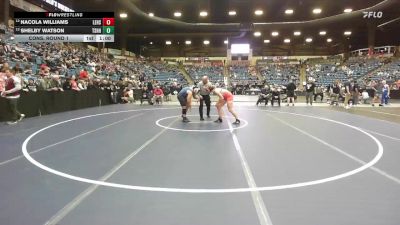 190 lbs Cons. Round 1 - NaCola Williams, Leavenworth HS vs Shelby Watson, Tecumseh - Shawnee Heights HS