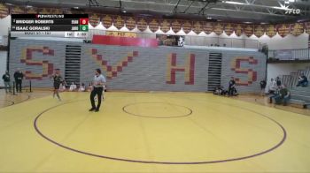 157 lbs Champ. Round 1 - Isaac Goralski, Jackson Hole vs Bridger Roberts, Evanston