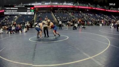 2A 285 lbs Cons. Round 1 - Jack Jennings, Southeast Alamance High School vs Jacob McCoy, Mt Pleasant