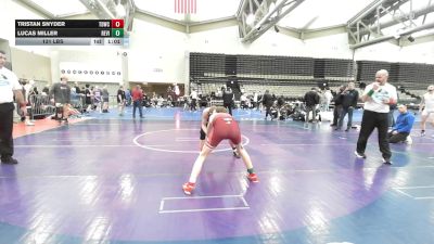 131 lbs 3rd Place - Tristan Snyder, TDWC Maniacs - MSE vs Lucas Miller, Revival X