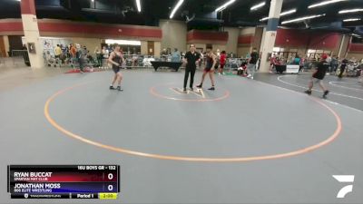 132 lbs Cons. Round 5 - Ryan Buccat, Spartan Mat Club vs Jonathan Moss, 806 Elite Wrestling