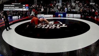 110kg Round 5 - Zoravar Singh, Canadian Mal Wrestling vs Chase Mitchell Riley, Top Gun Wrestling Club