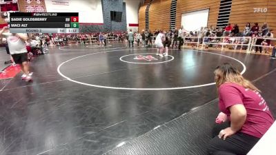 220-234 lbs Round 2 - Maci Alt, Casper Classic Academy vs Sadie Goldsberry, Riverton Middle School