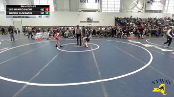 70 lbs Quarterfinal - Leo Mastrosimone, GPS Wrestling Club vs Bryson Olszewski, Gowanda Wrestling Club