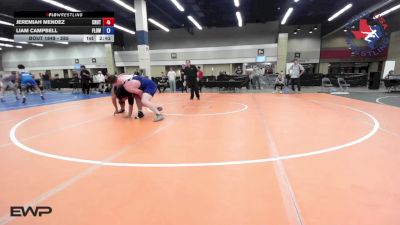 285 lbs 3rd Place - Jeremiah Mendez, Crutchmer Wrestling vs Liam Campbell, Flower Mound High School Wrestling