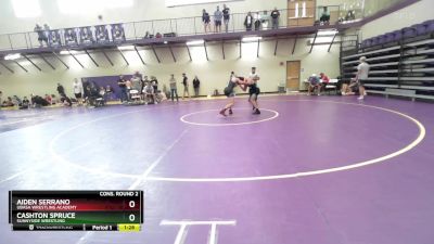 126 lbs Cons. Round 2 - Cashton Spruce, Sunnyside Wrestling vs Aiden Serrano, Ubasa Wrestling Academy