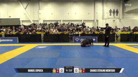 Chance Sterling McIntosh vs Manuel Esparza 2025 World IBJJF Jiu-Jitsu No-Gi Championship