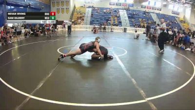 138 lbs Round 5 (8 Team) - Sam Gilbert, Wellington Black vs Nevan Irving, Alpha Dogs