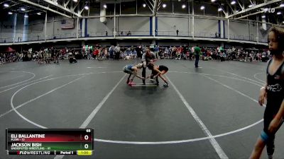 68 lbs Round 1 (10 Team) - Eli Ballantine, FLOW vs Jackson Bish, Undisputed Wrestling