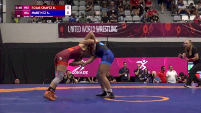57 kg Quarterfinal - Amanda Martinez, USA vs Bertha Rojas, MEX