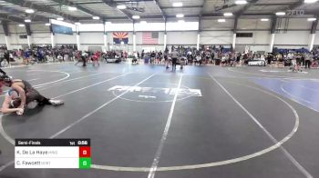 157 lbs Semifinal - Koby De La Haye, Mingus Mountain WC vs Carter Fawcett, North Valley RTC