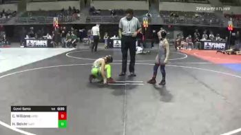 62 lbs Consolation - Carter Williams, Nebraska Boyz vs Hudson Boivin, Chaparral WC