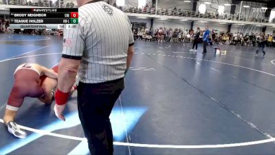 Elite 133 lbs Quarterfinal - Teague Holzer, Wisconsin-La Crosse vs Brody Neighbor, Coe