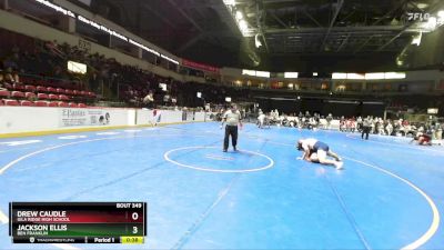 215 lbs Cons. Round 1 - Drew Caudle, Gila Ridge High School vs JACKSON ELLIS, Ben Franklin