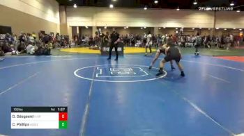 132 lbs Quarterfinal - Oslow Odegaard, Florida vs Connor Phillips, Woodward Academy High School Wrestling