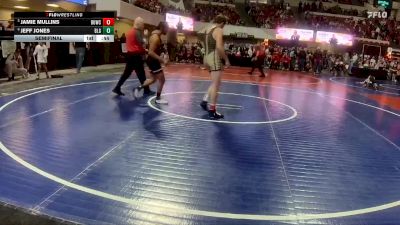 150 lbs Semifinal - Jeff Jones, Belgrade Little Guy vs Jamie Mullins, Unattached