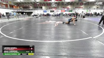 141 lbs Champ. Round 1 - Jayden Nowell, Ottawa University vs Geno Cardenas, Missouri Baptist University