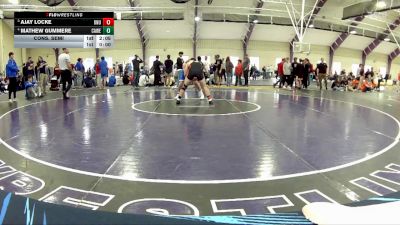 184 lbs Cons. Semi - Mathew Gummere, Case Western vs Ajay Locke, Ohio Northern Univerity