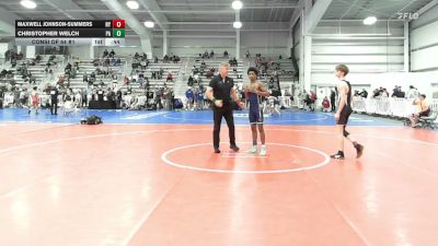 120 lbs Consi Of 64 #1 - Maxwell Johnson-Summers, NY vs Christopher Welch, PA